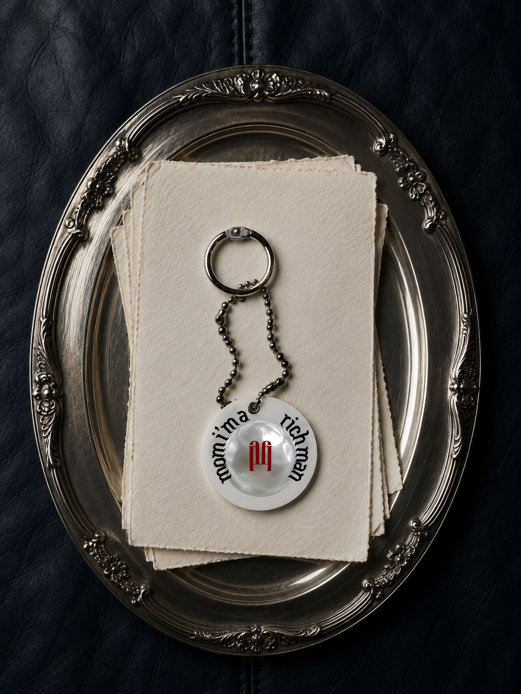 Keychain -Mom I'm a Rich Man