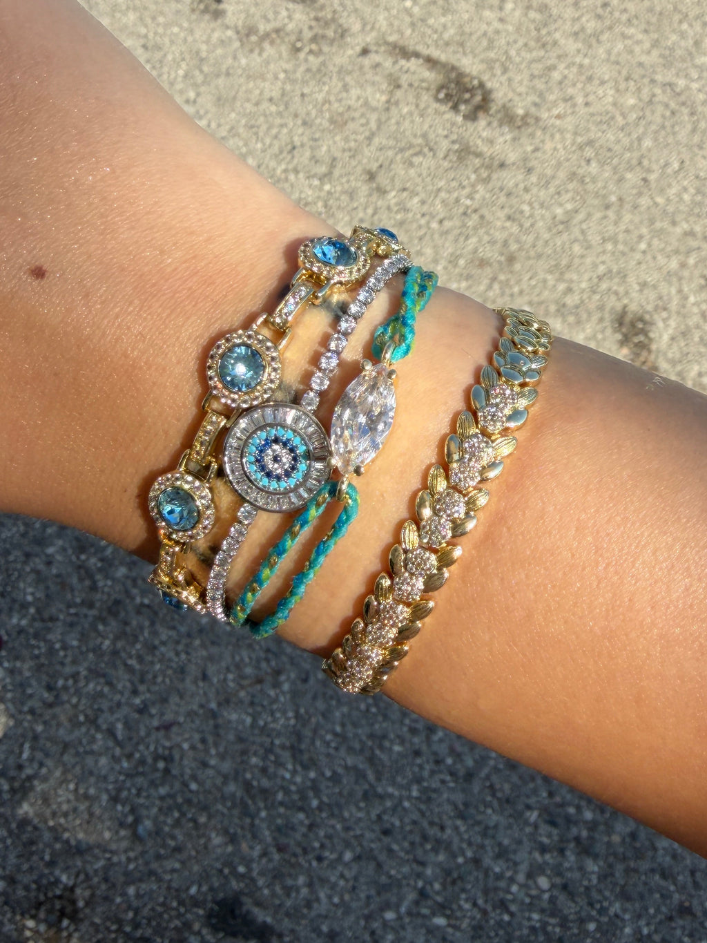 Marquise Blue Bileklik