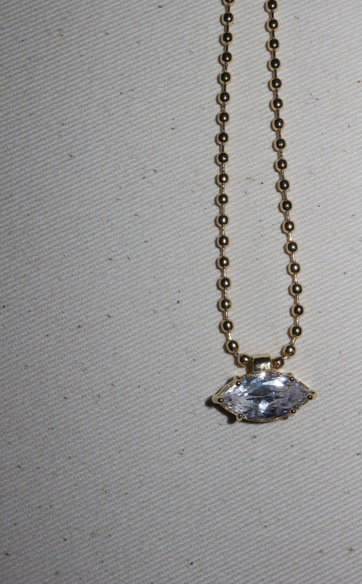Marquise Gold Kolye