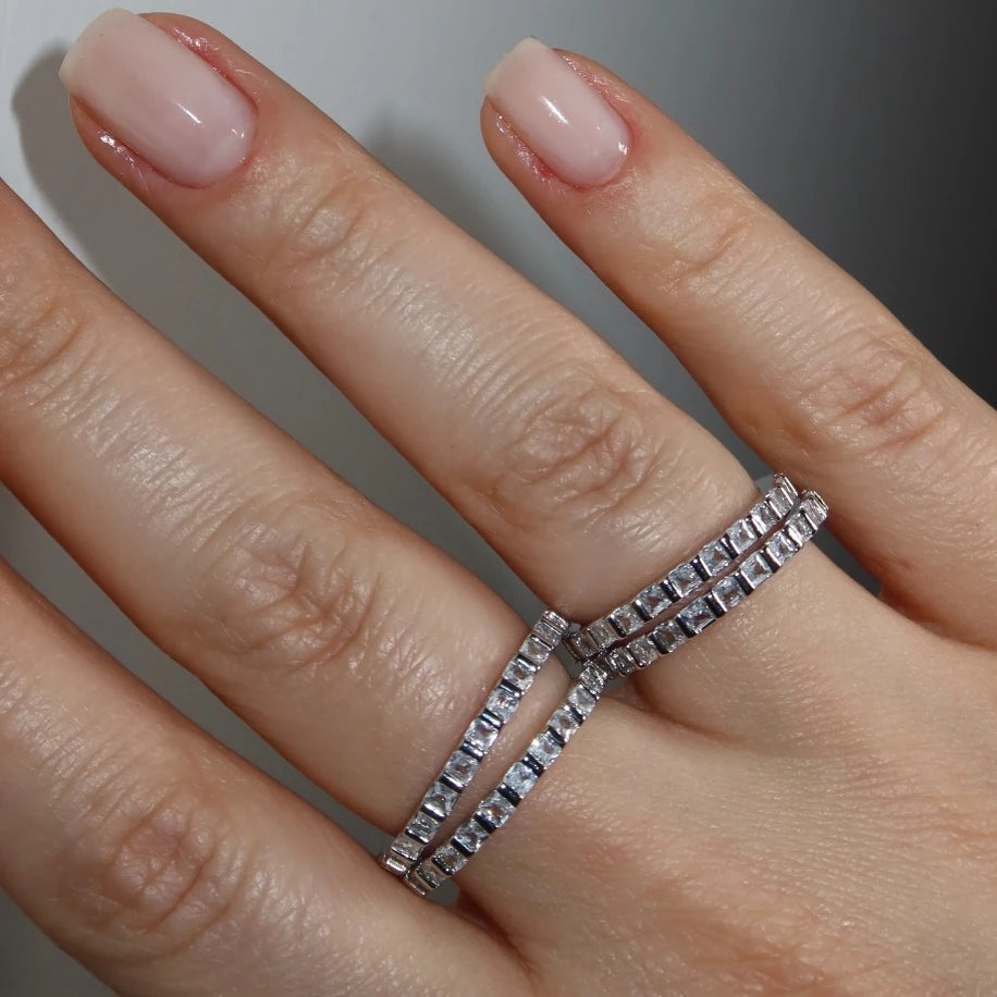 Mini Baget Silver Yüzük