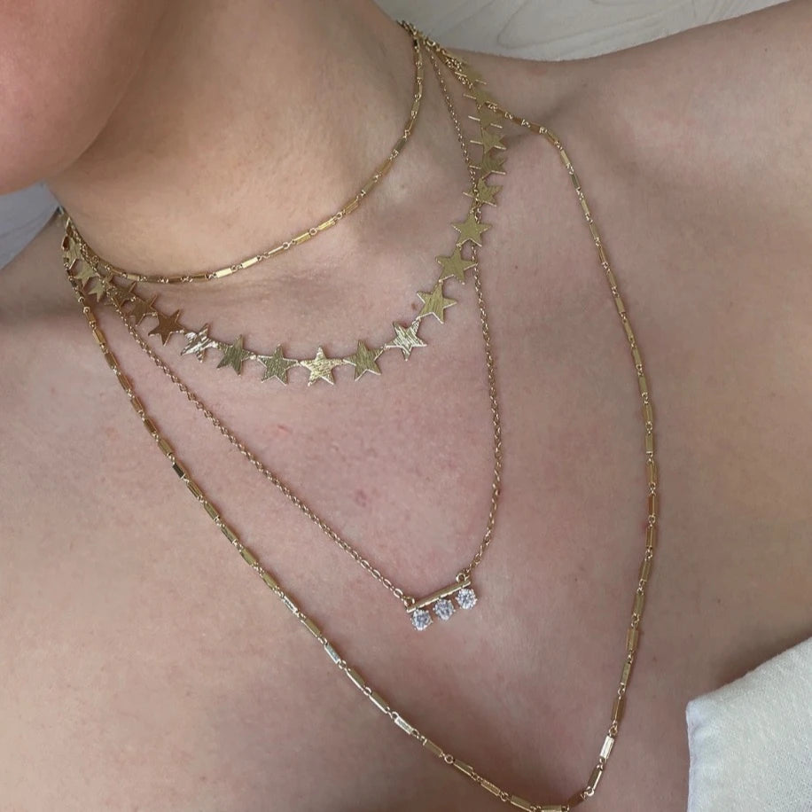 Stars Gold Kolye