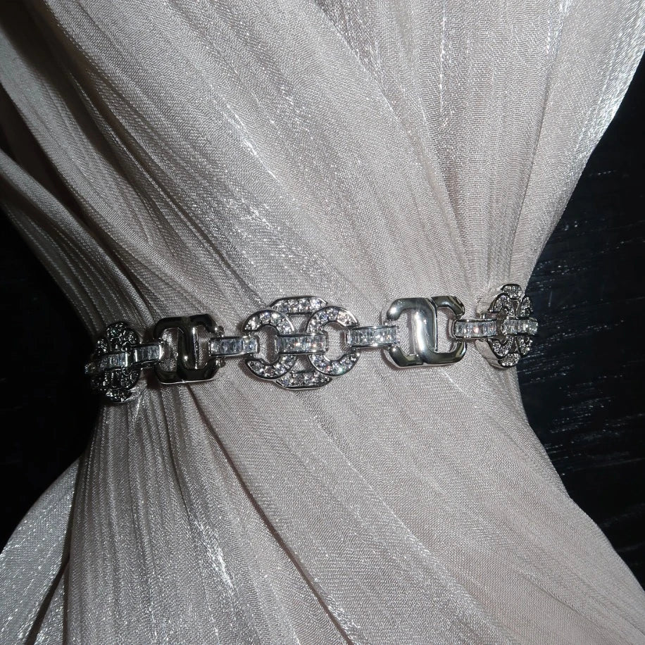 Taşlı Silver Bileklik