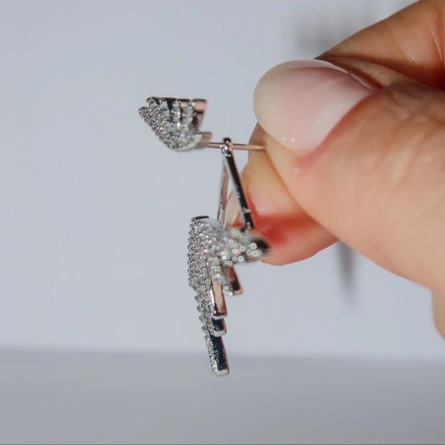 Kanat Silver Küpe