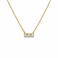 3 Dia Gold Kolye