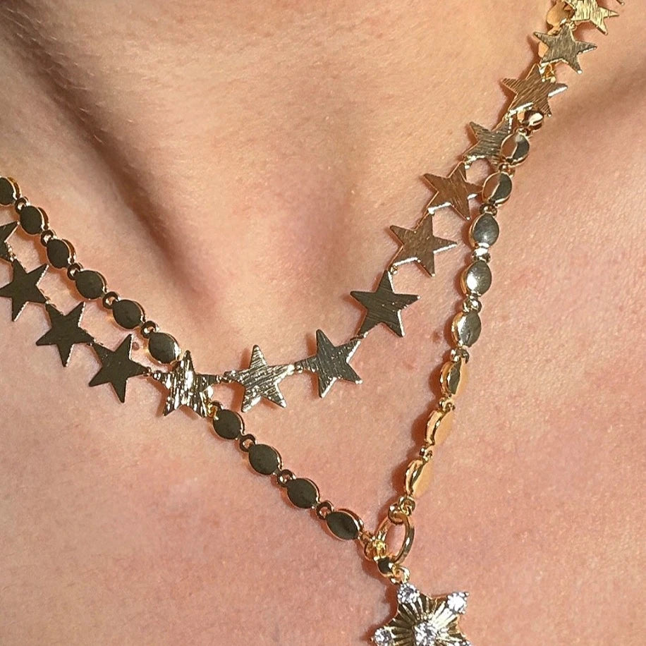 Stars Gold Kolye