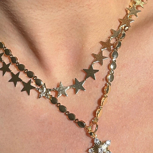 Stars Gold Kolye