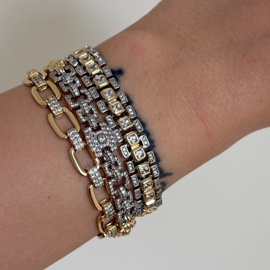 Silver+Gold Mia Bileklik