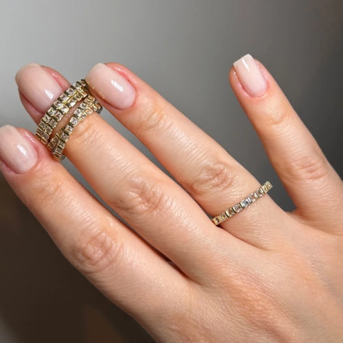 Mini Baget Gold Yüzük