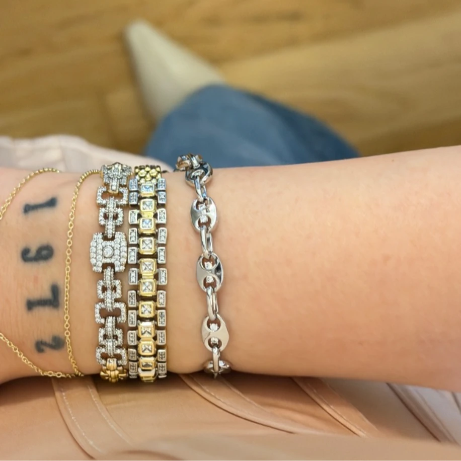 Silver+Gold Baron Bileklik