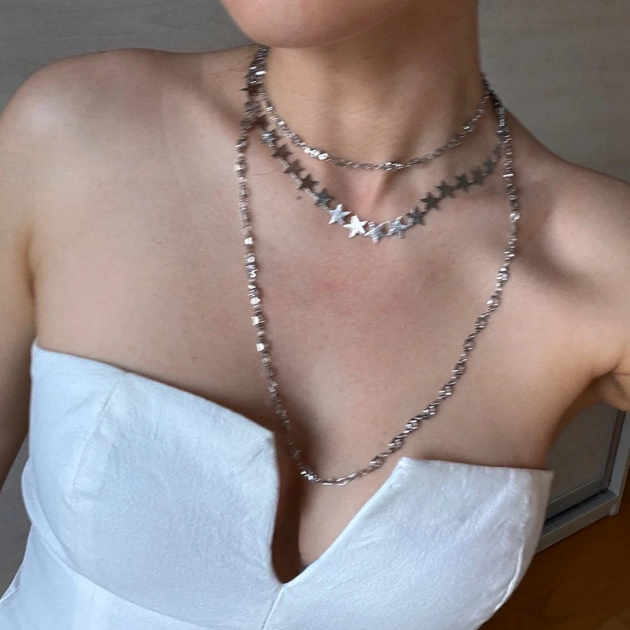 Stars Silver Kolye