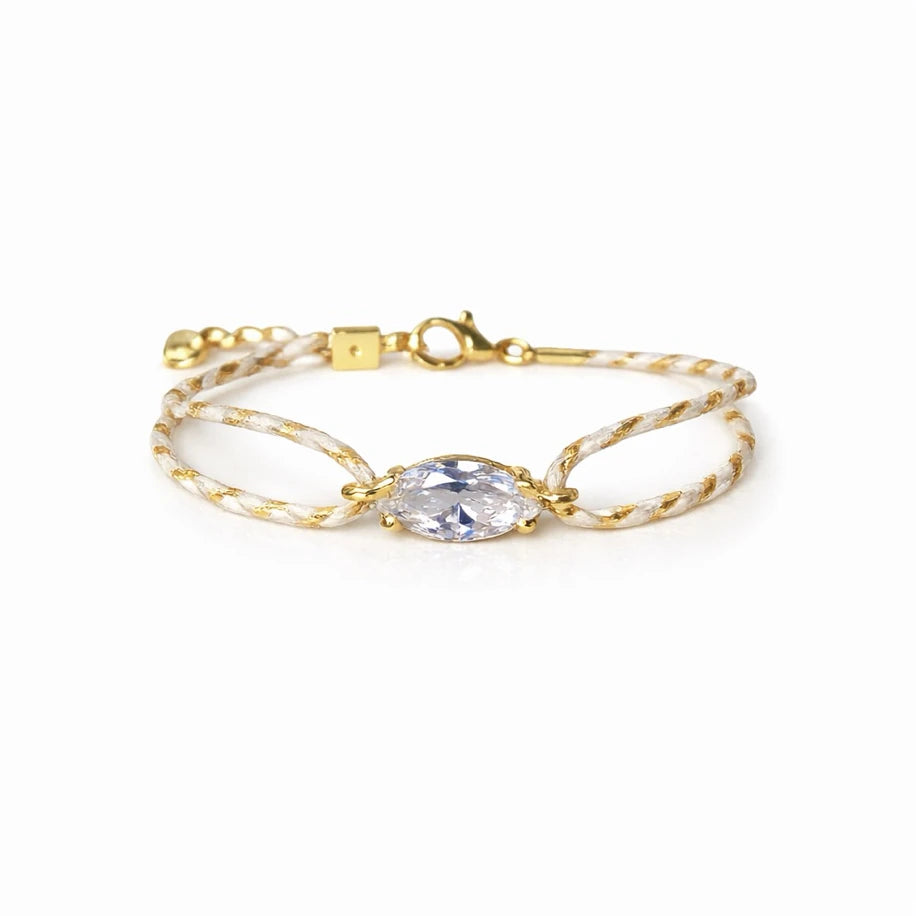 Marquise Gold İpli Bileklik