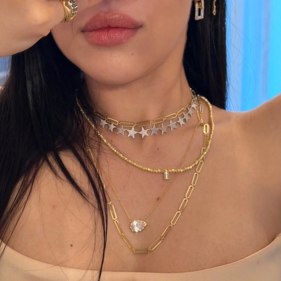 Damla Dia Gold Kolye