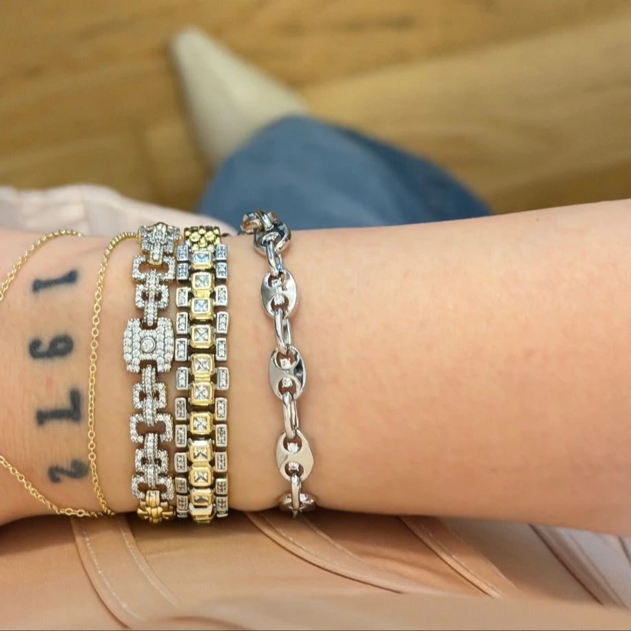 Silver+Gold Mia Bileklik